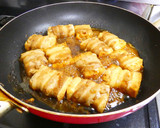 豆腐の肉巻き！豚ばら薄切りde豚の角煮作り方8写真