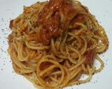 ニンニクとチーズとBPのトマトパスタ。作り方10写真