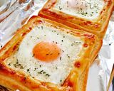 絶品♡洗い物なし目玉焼きマヨトースト作り方5写真