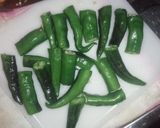 青唐辛子の醤油炒め作り方1写真