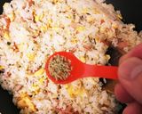 簡単お手軽梅こぶチャーハン作り方5写真