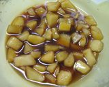 餃子の皮で♪キャラメルアップルバナナパイ作り方3写真
