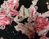 小松菜と豚肉のオイスターソース炒め作り方2写真