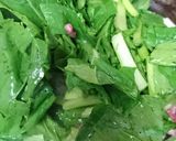小松菜と豚肉のオイスターソース炒め作り方3写真