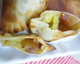 餃子の皮で♪キャラメルアップルバナナパイ作り方7写真