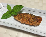 鮭の香草パン粉焼き作り方5写真