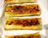 キャベツ・ベーコン・チーズで焼き春巻き作り方8写真