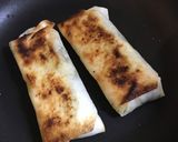 キャベツ・ベーコン・チーズで焼き春巻き作り方9写真