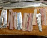 太刀魚の天ぷら（＋骨せんべい）作り方1写真