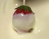 ハロウィン★チョコレートいちごのおばけ作り方2写真