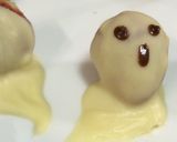 ハロウィン★チョコレートいちごのおばけ作り方4写真