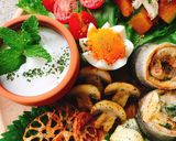 秋刀魚天ぷらでカフェ風朝ごはんプレート作り方7写真