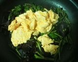 食感を楽しむ！生きくらげと空心菜の卵炒め作り方6写真