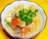 わが家の牛スジ煮込み(味噌仕立て)作り方10写真