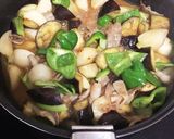 かぶと豚バラ肉のゴマ味噌炒め作り方4写真
