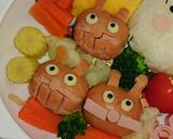 キャラ弁★ウインナーのバイキンマン作り方17写真