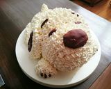 キャラケーキ 立体スヌーピー作り方16写真