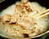 焼きねぎと豆腐の牛すじ煮込み作り方1写真