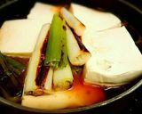 焼きねぎと豆腐の牛すじ煮込み作り方4写真