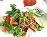 彩りサラダパスタ・トマト風味作り方5写真