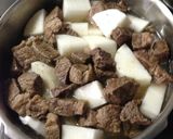 活力なべで作る牛バラと大根のスープ風煮込作り方5写真