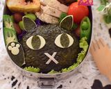 【キャラ弁】ピックとお揃い黒ネコ弁当作り方6写真