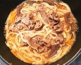1人前〜OK！簡単時短すき焼きうどん♪作り方6写真