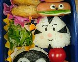 キャラ弁★ウインナーのハンバーガーキッド作り方11写真
