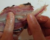 鰯で明太ポテトを巻いたイタリアン風♥作り方7写真