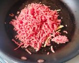 ねぎとしいたけと合挽き肉のあんかけうどん作り方3写真