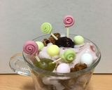 目玉グルグルお化けのパフェ作り方4写真