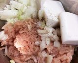 簡単！ヘルシー♡鶏ハンバーグ和風あんかけ作り方1写真