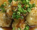簡単！ヘルシー♡鶏ハンバーグ和風あんかけ作り方9写真