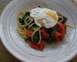 トマトとほうれん草のクリームパスタ作り方11写真