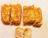 味付け不要！ハム&チーズの♡型の卵焼き作り方17写真