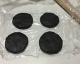 シュークリームでハンバーガー作り方4写真