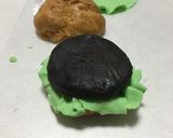 シュークリームでハンバーガー作り方10写真