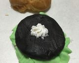 シュークリームでハンバーガー作り方11写真