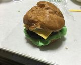 シュークリームでハンバーガー作り方13写真