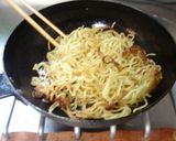 最速のきくらげのあんかけ焼きそば作り方16写真