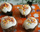 ココアカップケーキ＊ホイップマリームのせ作り方3写真