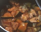 ハロウィンなので？鶏肉とかぼちゃの煮物作り方6写真