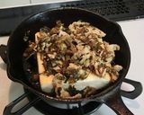 豆腐の豚タカナチーズ焼き☆作り方5写真