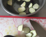 豚肉と茄子のしょうが焼き。お弁当にも。作り方1写真