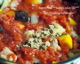 簡単★たっぷり野菜とチキンのトマト煮込み作り方12写真
