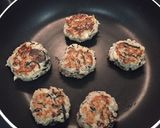 ひじきの煮物リメイク☆お弁当用ハンバーグ作り方5写真