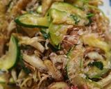ズッキーニと竹輪の焼きそば作り方4写真