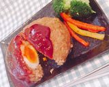 分かりやすく ふっくらハンバーグ。oO作り方8写真
