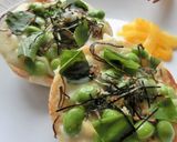 三種のチーズと枝豆・海苔塩昆布和トースト作り方8写真