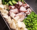 常備菜にも♡タコと野菜のおつまみ漬物作り方1写真
